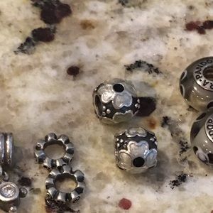 Sold Authentic Pandora Enamel Flower Charm